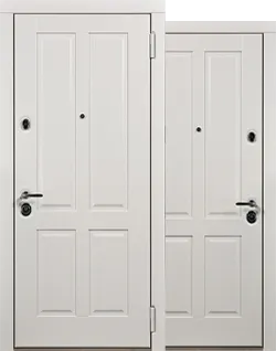 Каталог металлических дверей Белые